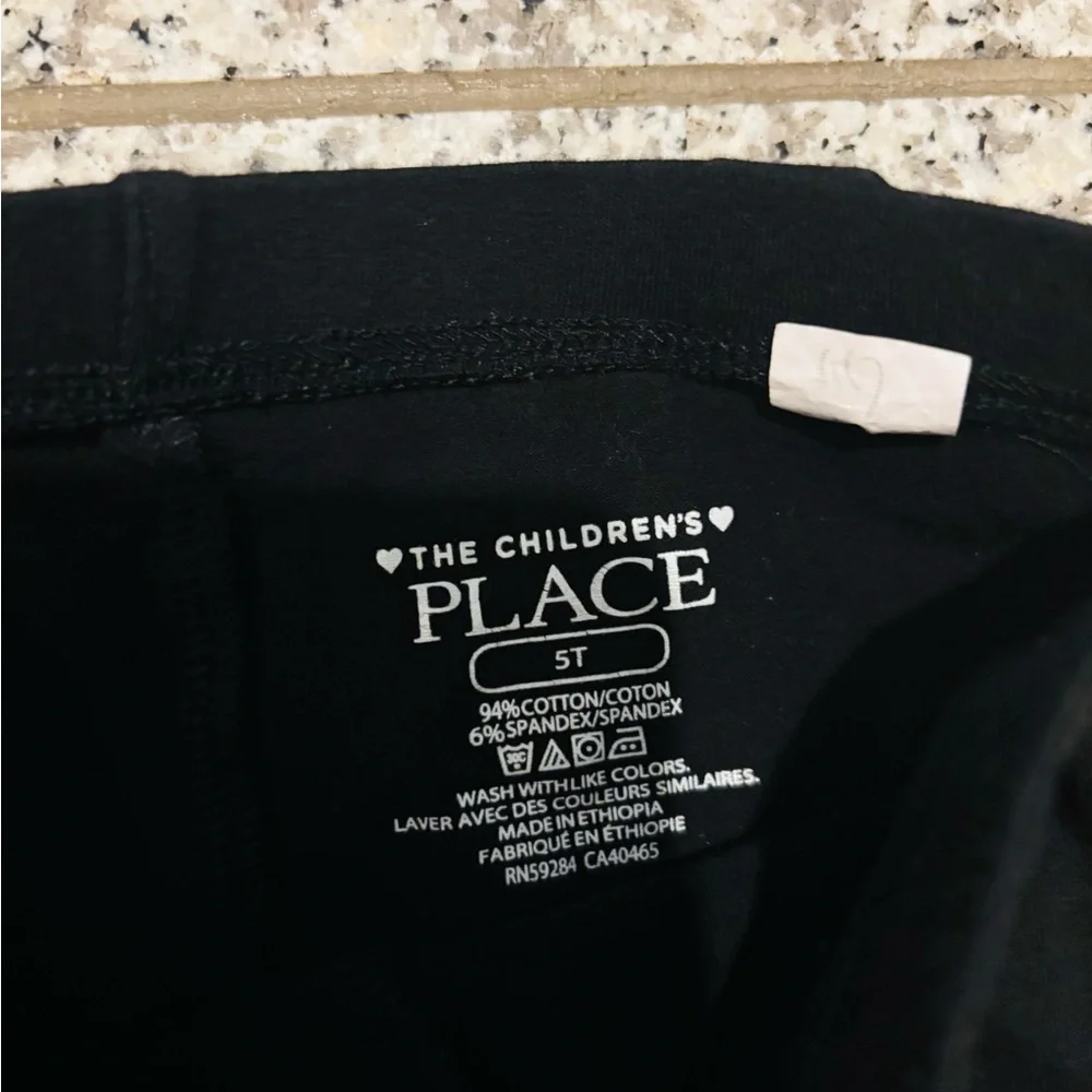 THE CHILDREN’S PLACE Classic Black Leggings, 5T